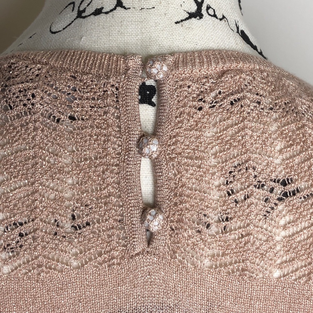 WHBM Pink Ruffle Sweater - XS - Picture 13 of 15